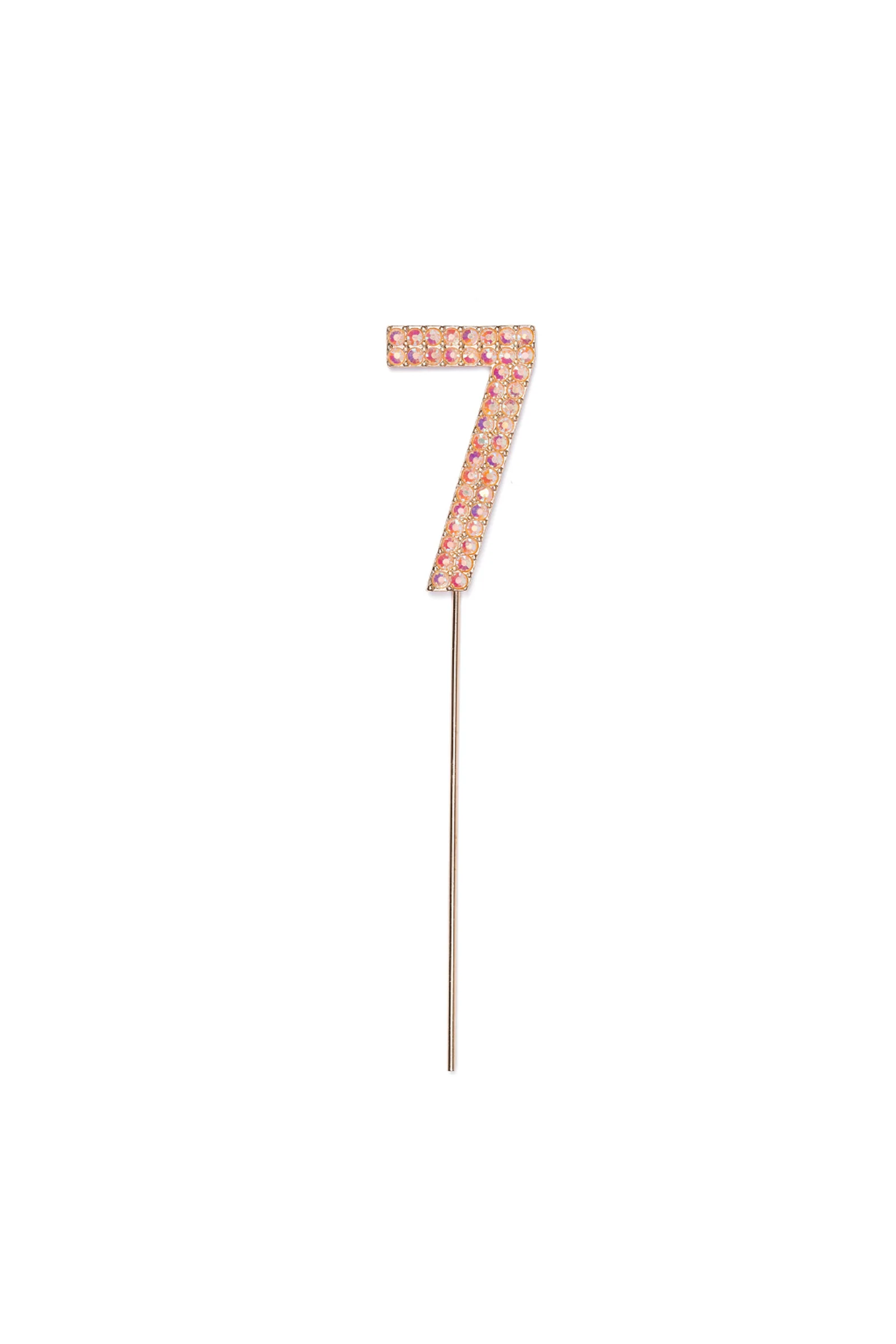 Pink Rhinestone Cake Topper Numbers - Image 12